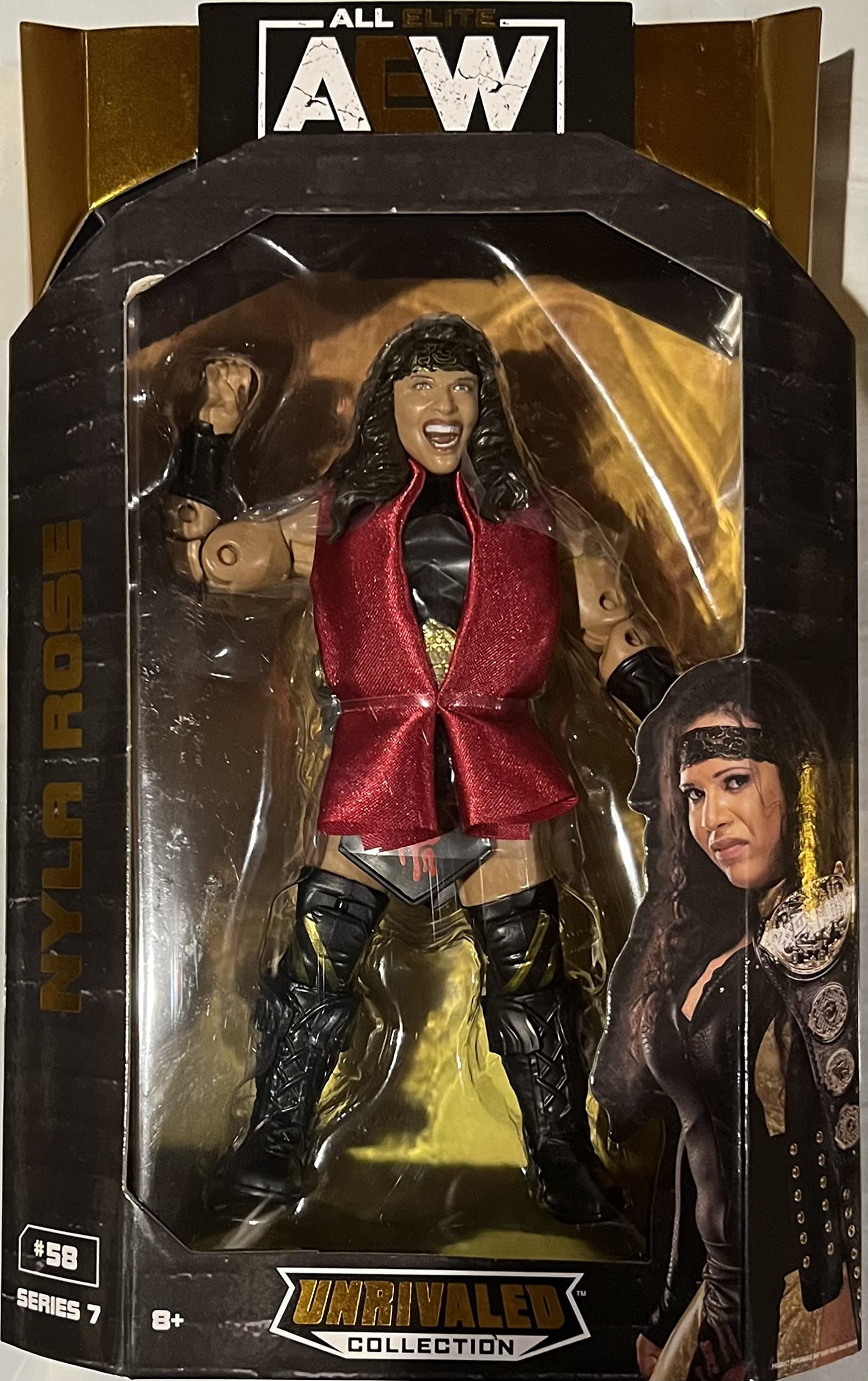 Amazon.com: Nyla Rose - AEW Unrivaled 7 Jazwares Toy Wrestling