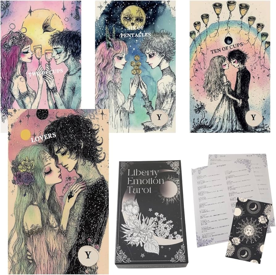 Amazon.co.jp: 【YouTuber momonga監修】Liberty Emotion Tarot（78枚