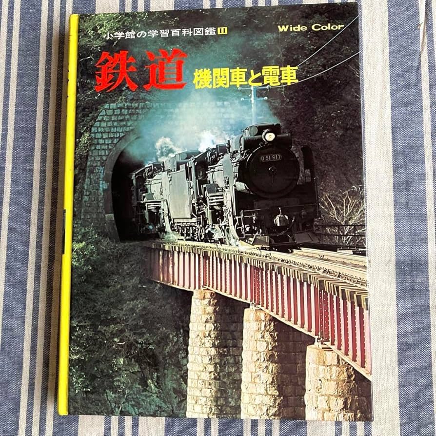 Amazon.co.jp: 昭和レトロ 小学館の学習百科図鑑 機関車と鉄道 : おもちゃ