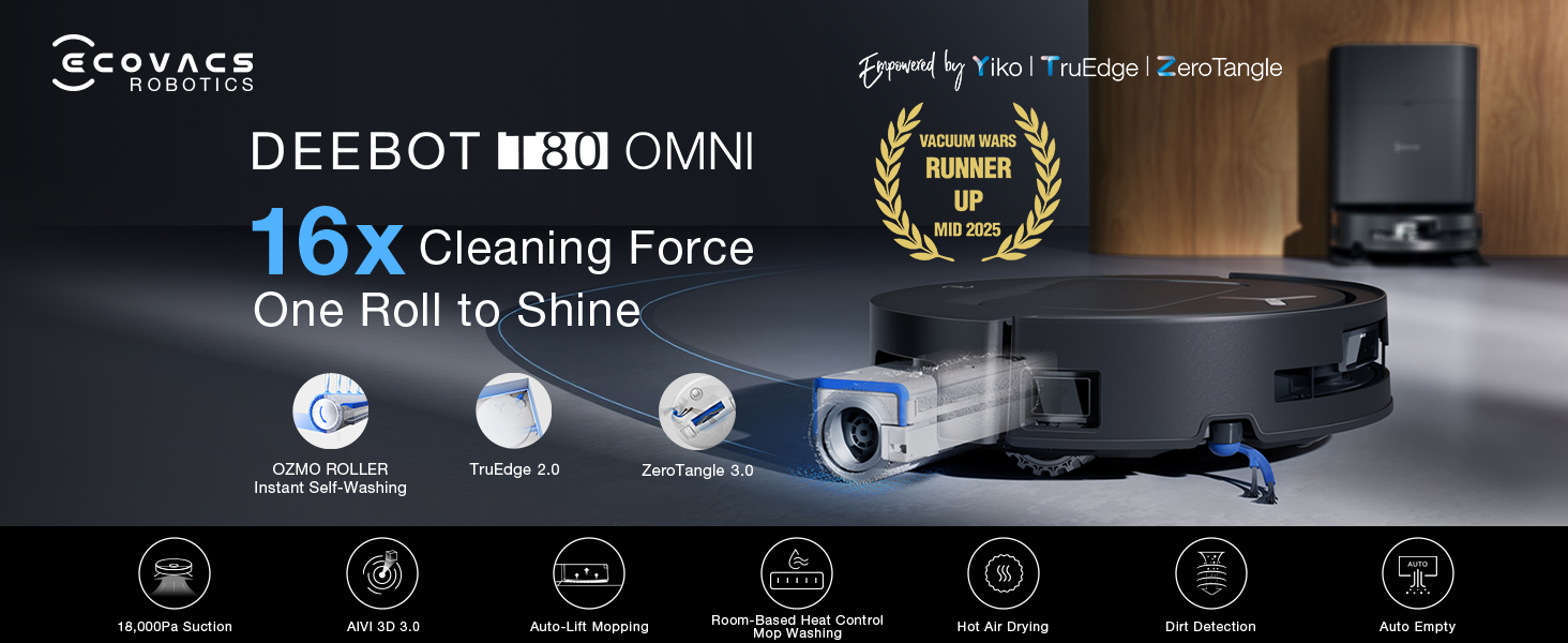 Amazon.com - ECOVACS DEEBOT T80 Omni Robot Vacuum and Mop, Instant