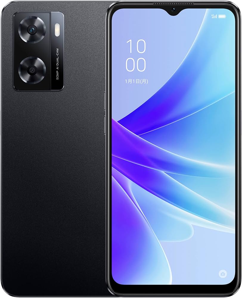 Amazon.co.jp: OPPO A77 Black CPH2385 docomo/au/SoftBank/Rakuten