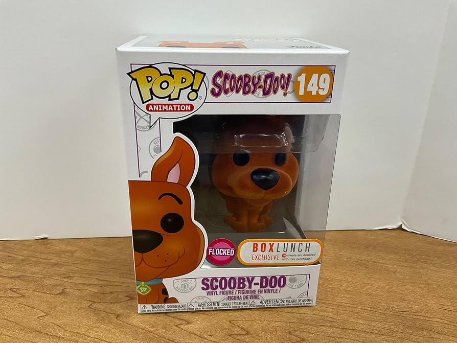 Amazon.com: Funko POP! Orange Flocked Scooby Doo #149 : Toys & Games