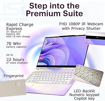 Amazon.com: Lenovo Yoga 7 Gen 10 2-in-1 Business Laptop (16