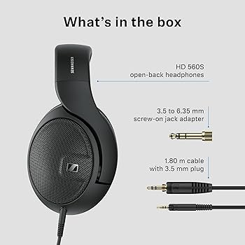 Amazon.com: Sennheiser HD 560S Open-Back Over-Ear Wired Headphones