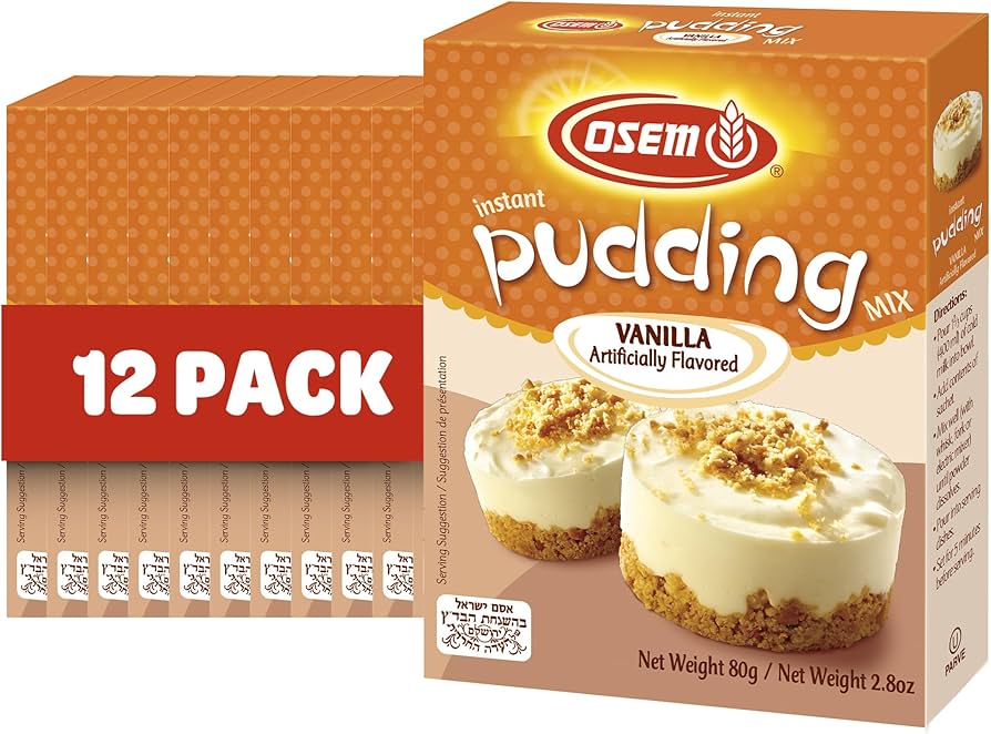 Amazon.com : Osem Israeli Vanilla Instant Pudding Mix,2.8000