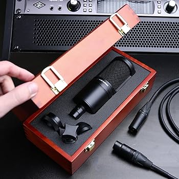 Amazon | 木製マイクケース AT2020用 | マイクボックス オーディオ