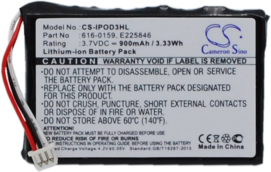 Amazon | CS Cameron Sino CS 交換用バッテリー Apple iPod 10GB