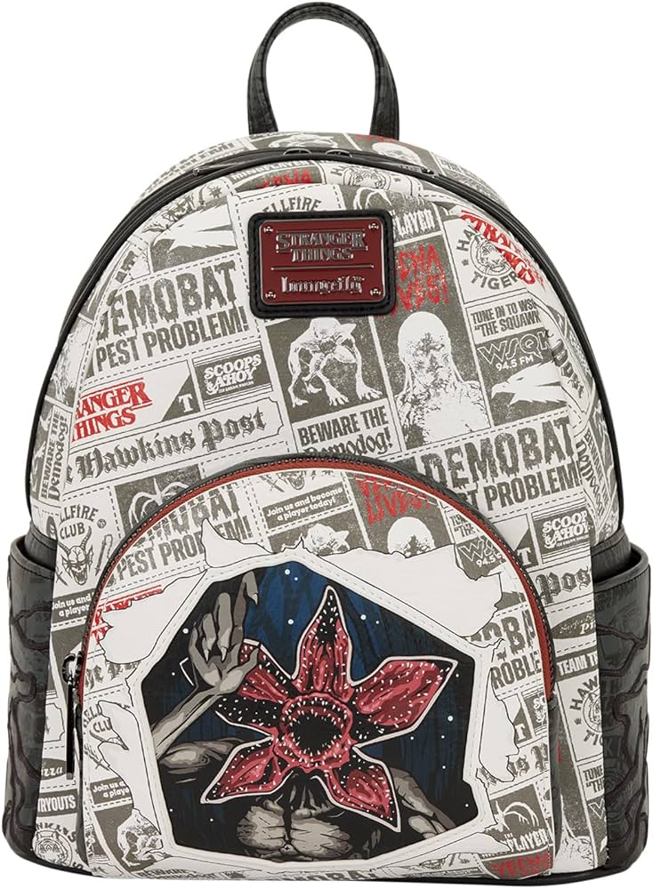 Amazon.com: Loungefly Stranger Things 5 Mini Backpack : Clothing
