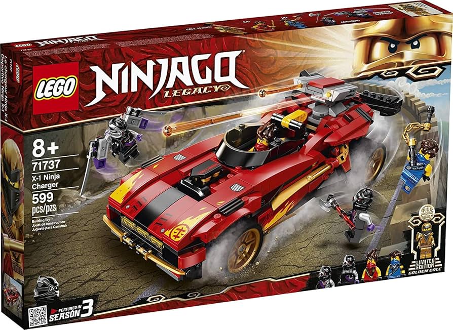 Amazon.com: LEGO NINJAGO Legacy X-1 Ninja Charger 71737 Ninja Toy