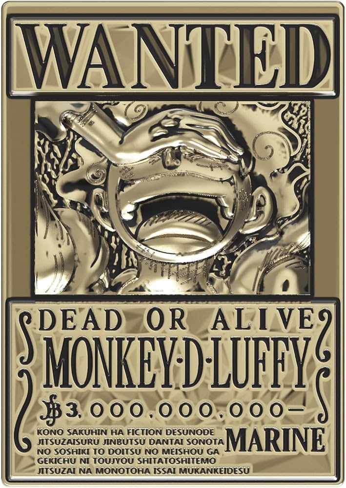 Amazon.co.jp: SxE ワンピース 手配書 金属製 カード ニカルフィ 新四