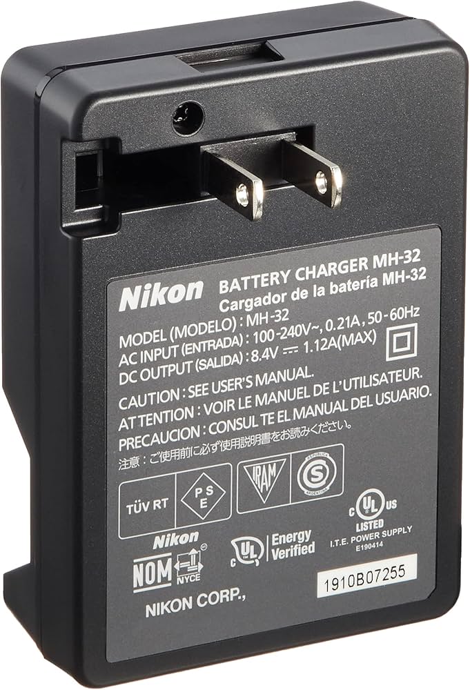 Amazon | Nikon バッテリーチャージャー MH-32 & Z50 Z30 Zfc用 EN