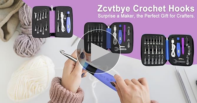 Amazon.com: Counting Crochet Hooks with 22 Interchangeable Hooks