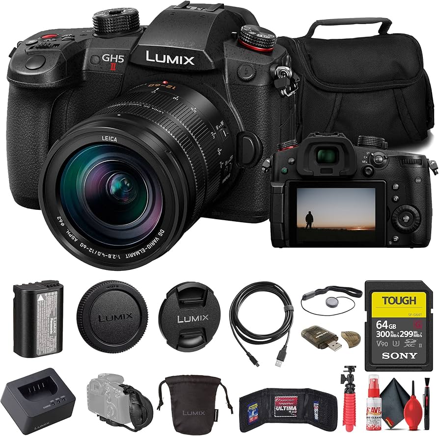 Amazon.com : Panasonic Lumix GH5 II Mirrorless Camera with 12-60mm