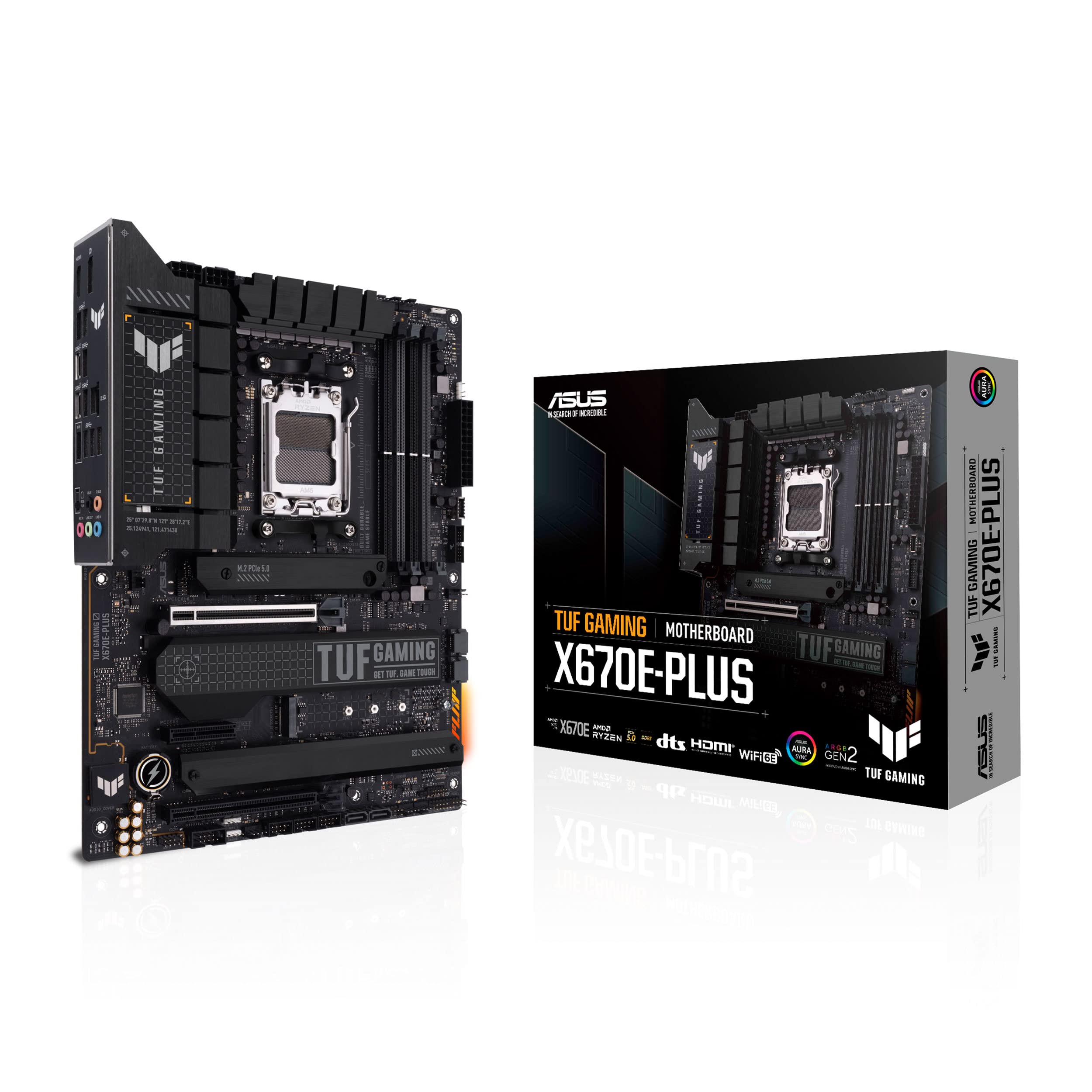 Amazon | Asus TUF Gaming X670E-PLUS AMD X670 ソケット AM5 ATX DDR5