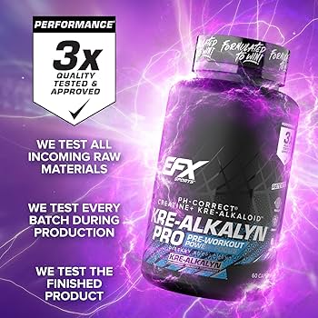 Amazon.com: EFX Sports Kre-Alkalyn Pro | pH Correct Creatine
