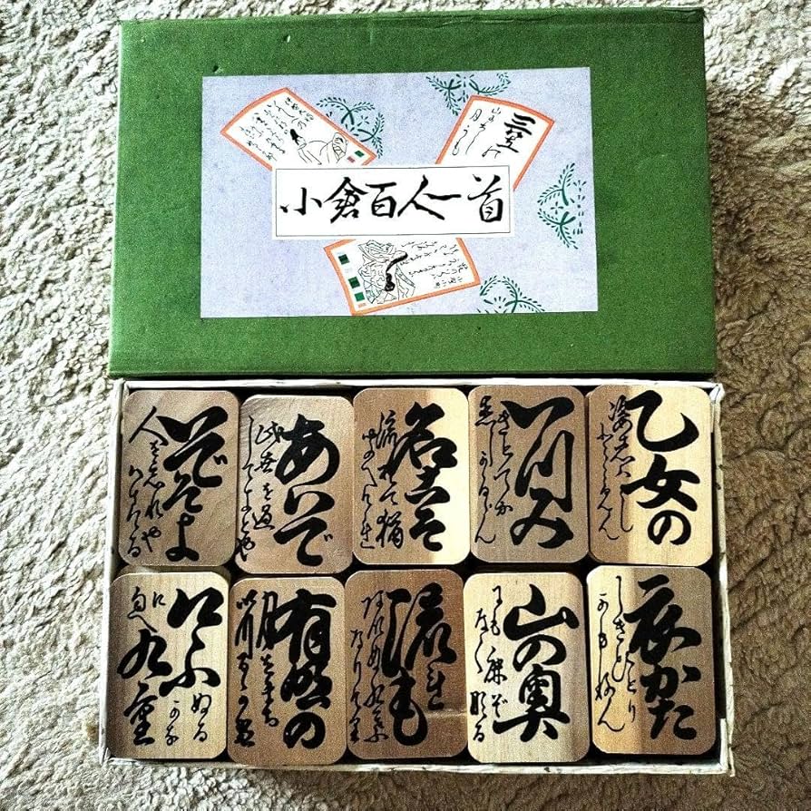 Amazon.co.jp: 小倉百人一首 木札 : おもちゃ