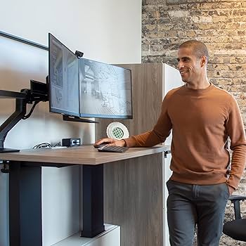 Amazon.com: Ergotron – HX Dual Monitor Arm, VESA Desk Mount – for