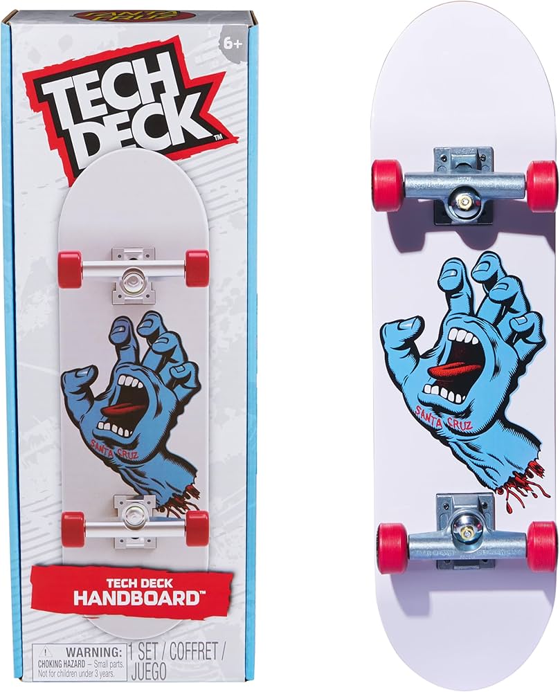 Amazon.com: TECH DECK, Santa Cruz Handboard; Authentic Mini