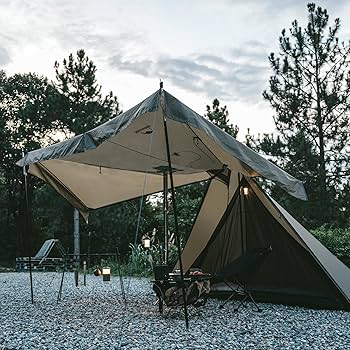 Amazon.com : Naturehike Ranch Fire Teepee Tent, 4 Season Hot Tent