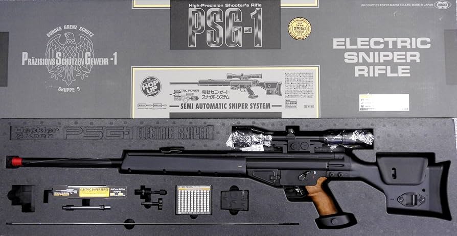 Amazon.co.jp: 東京マルイ 4点セット H&K PSG-1 セミオート 電動ガン