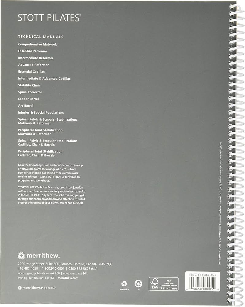 STOTT PILATES Manual - Comprehensive Matwork (English) : Moira