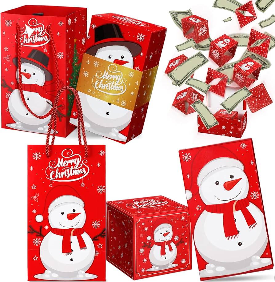 Amazon.com: Kosiz 20 Bounces Christmas Surprise Exploding Gift Box