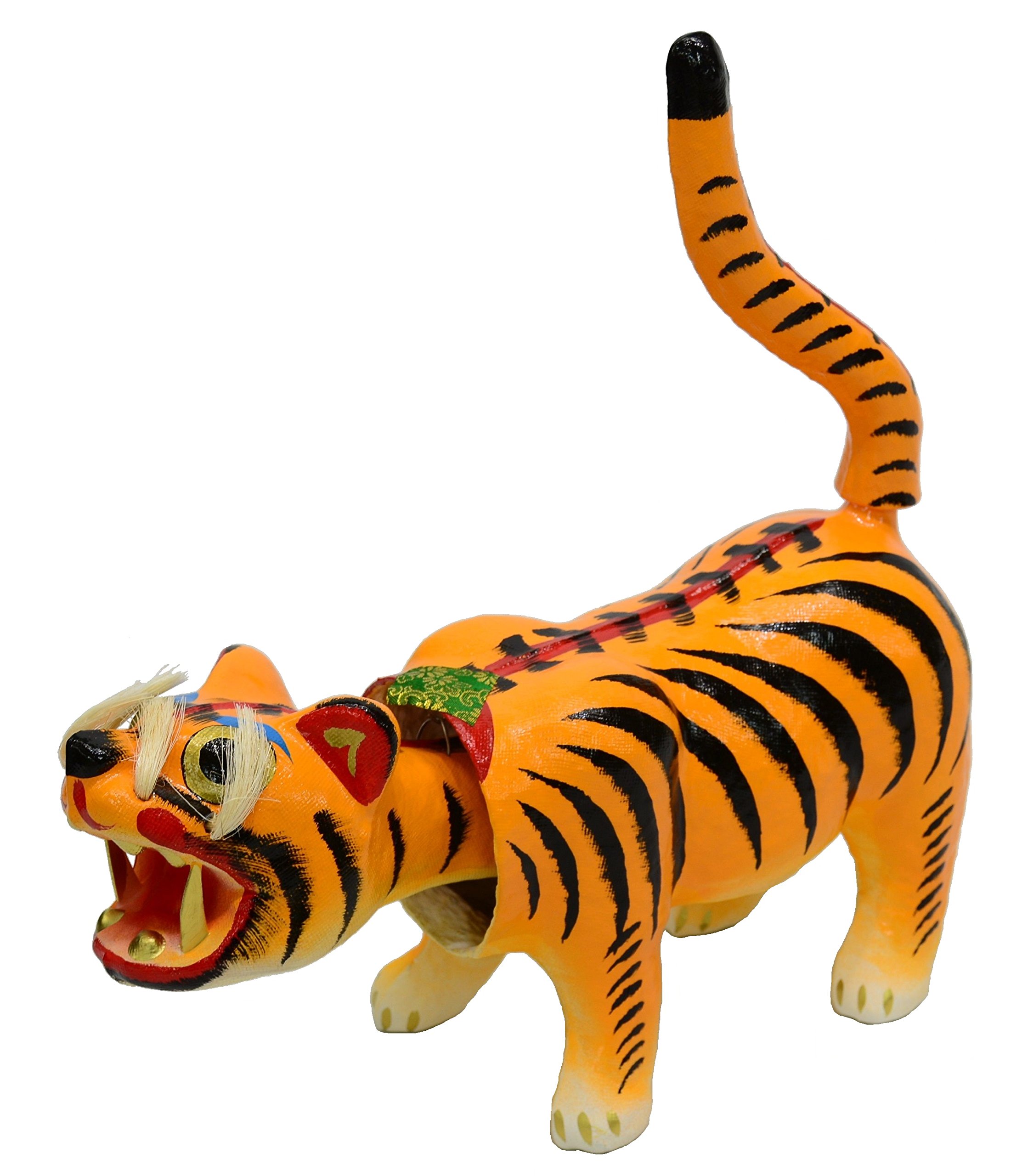 Amazon.co.jp: 張り子の虎 張子虎 1号～10号 (3号（約幅35×奥行12×高さ