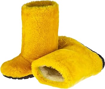 Amazon.com: Yellow Sheepskin Winter Boots for Women, Long Snow