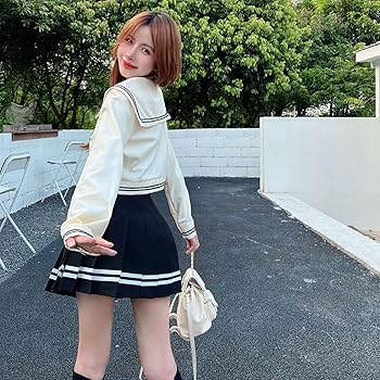 Amazon.co.jp: [JIYUTOR] 制服 セットアップ 3点セット