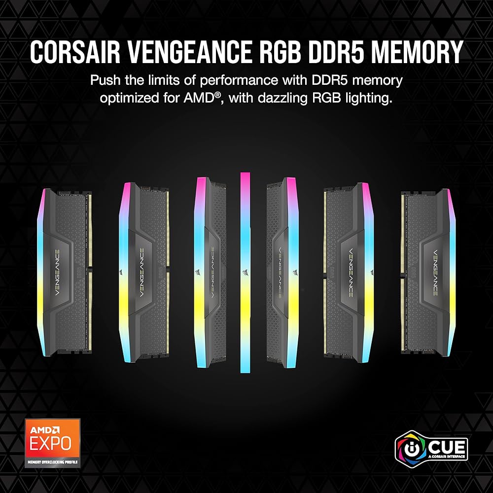 Amazon | CORSAIR DDR5-6000MHz デスクトップPC用メモリ VENGEANCE RGB