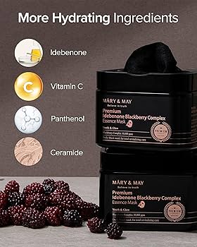 Amazon.com : Mary&May Premium Idebenone Blackberry Complex Essence