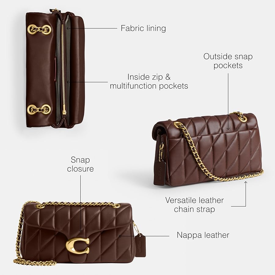 Amazon | COACH レディース キルト タビー ショルダーバッグ 26