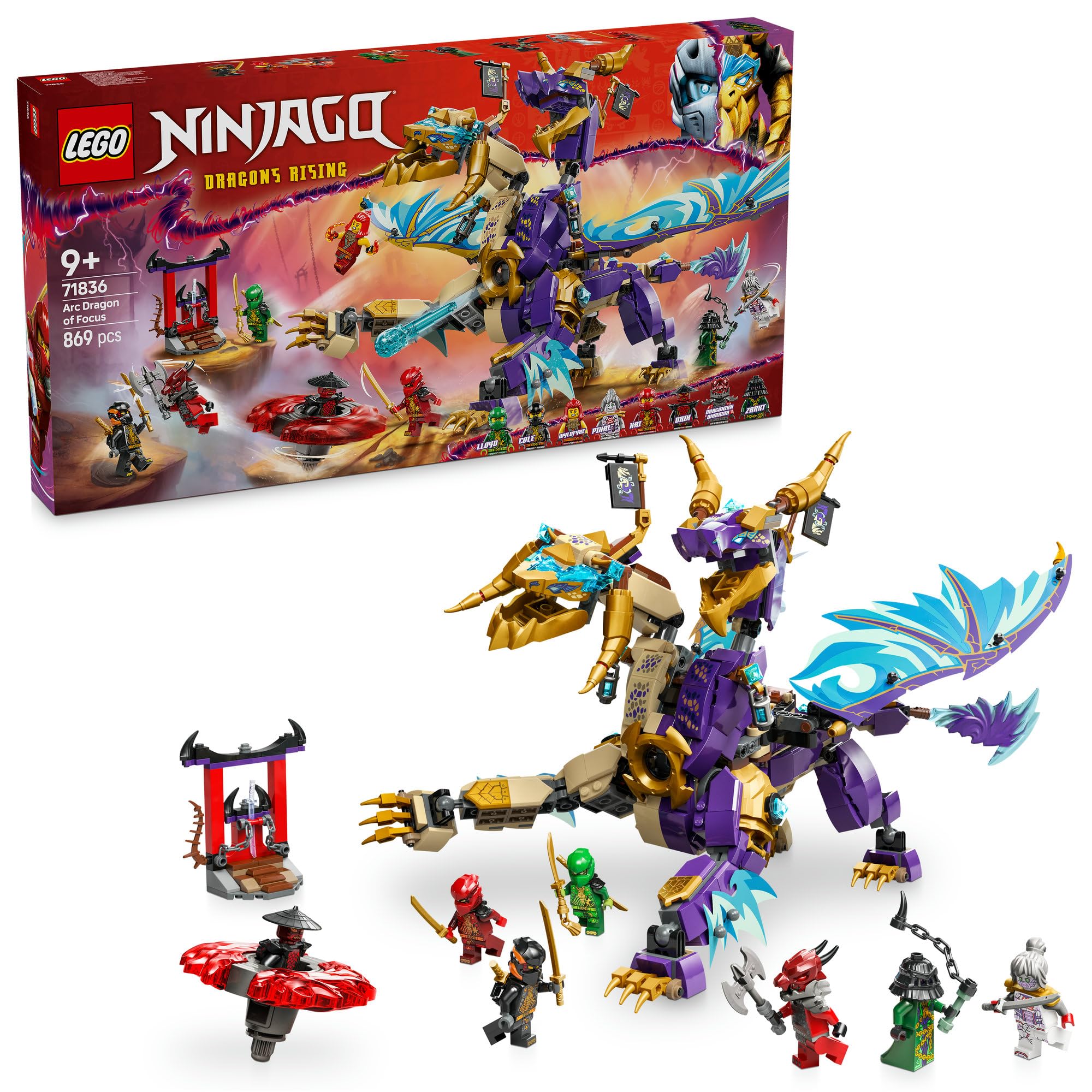 Lego Ninjago Source Dragon Focus: Ark Toy, Birthday Gift, Building