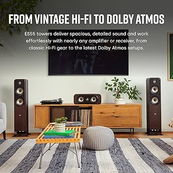 Amazon.com: Polk Signature Elite ES55 Tower Speaker - Hi-Res Audio