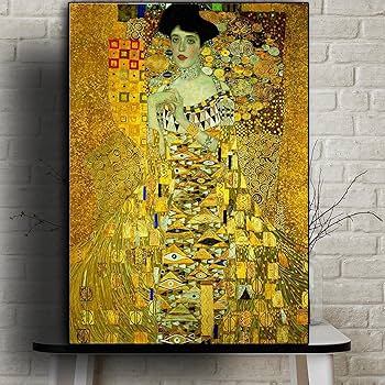 Amazon.co.jp: グスタフ・クリムトによるアデーレ・ブロッホ・バウアー