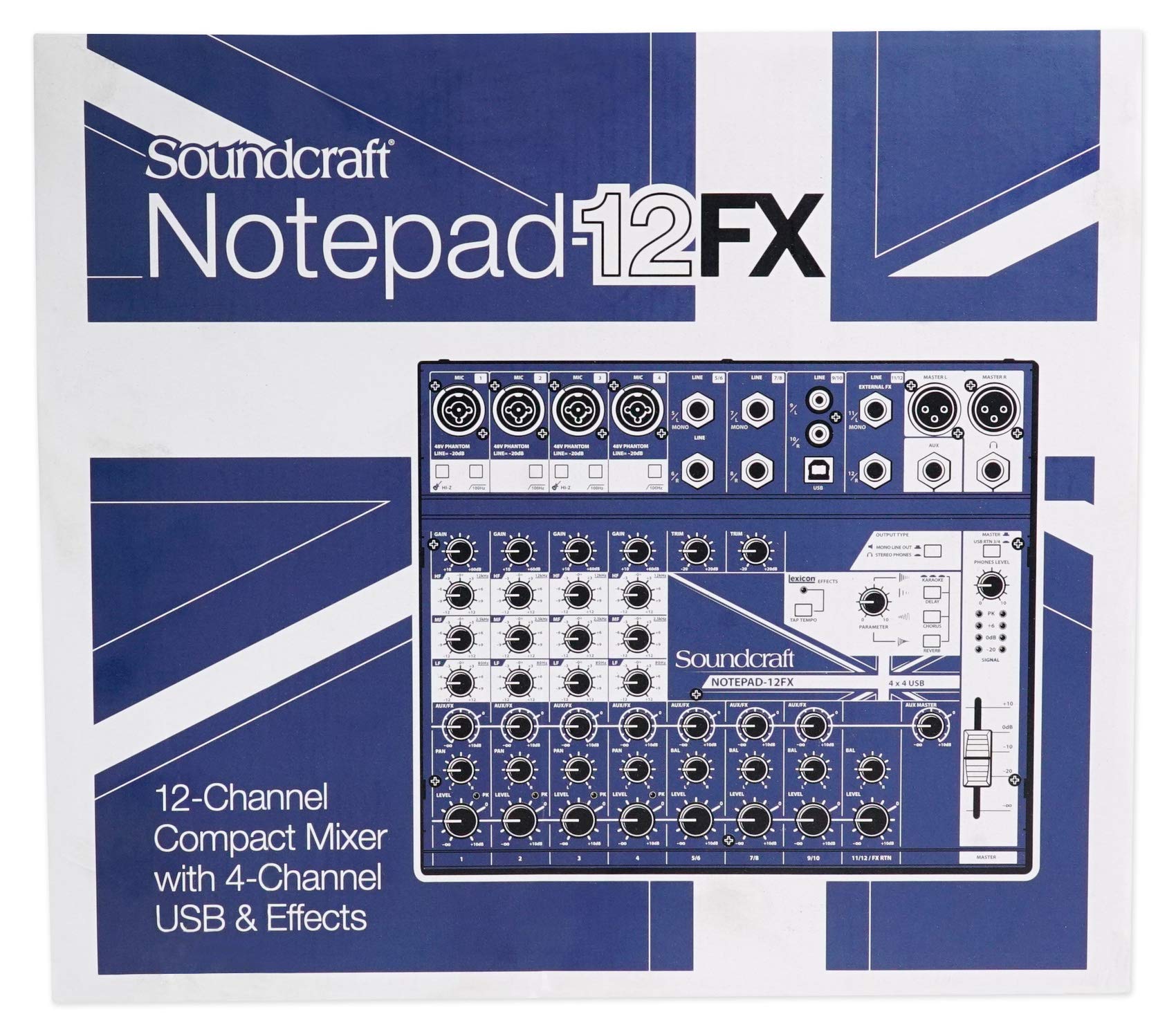 Amazon.com: Soundcraft Notepad-12FX 12-Ch Soundboard Mixing