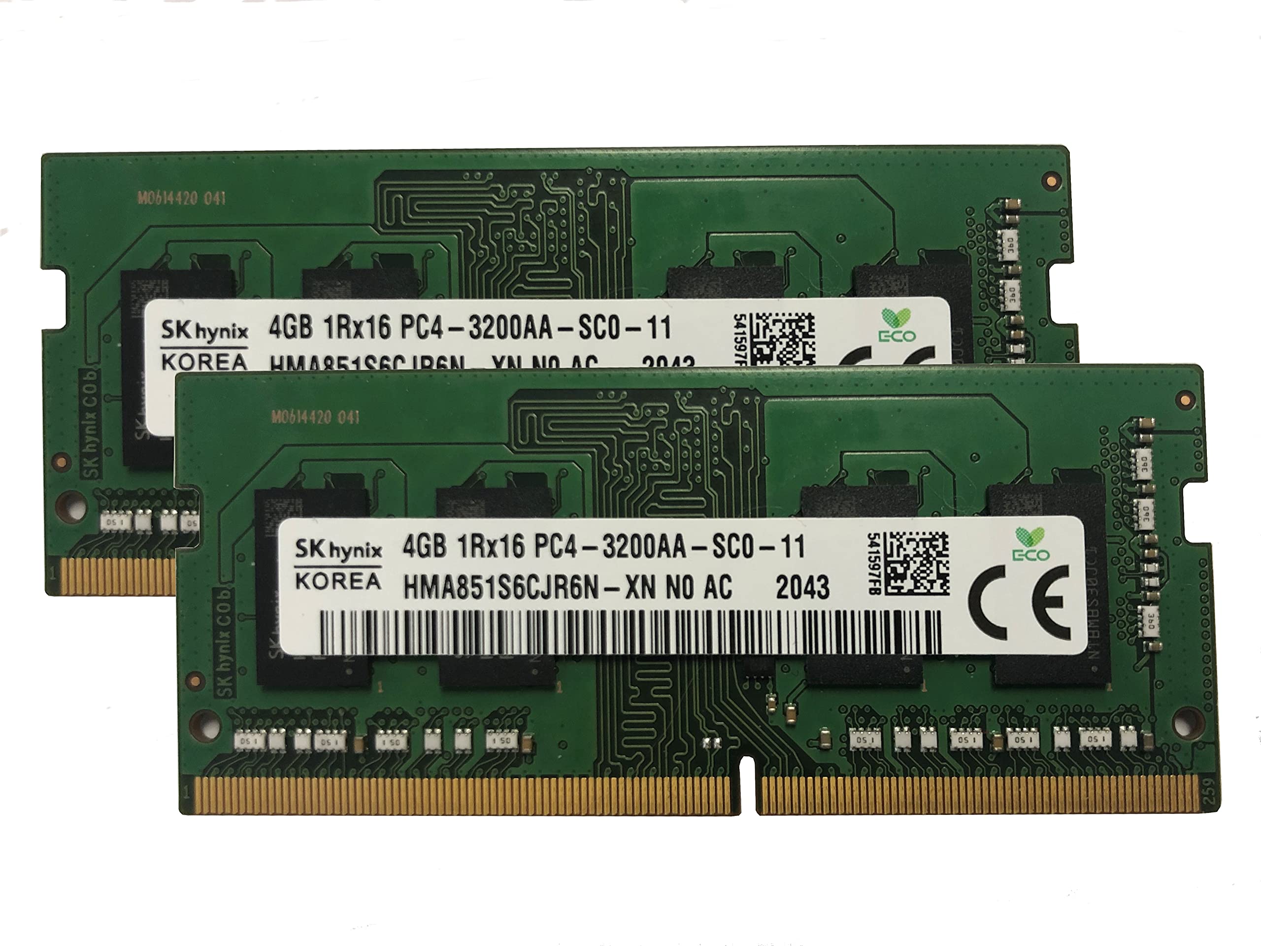 SK Hynix 8GB KIT(2 x 4GB) DDR4 3200MHz PC4-25600 1.2V 1R x 16
