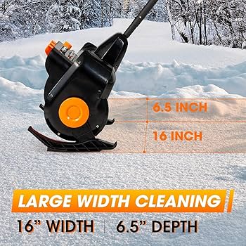 Amazon.com: Cordless Electric Snow Shovel with Directional Plate