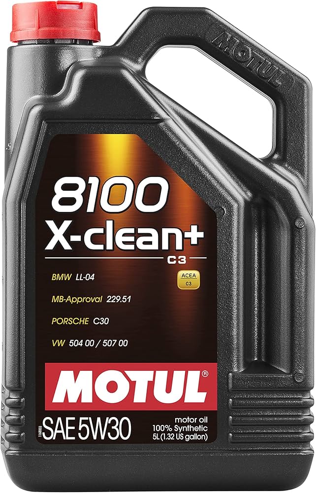 Amazon | モチュール(Motul) 8100 X-clean+ 5W30 5L 100%化学合成