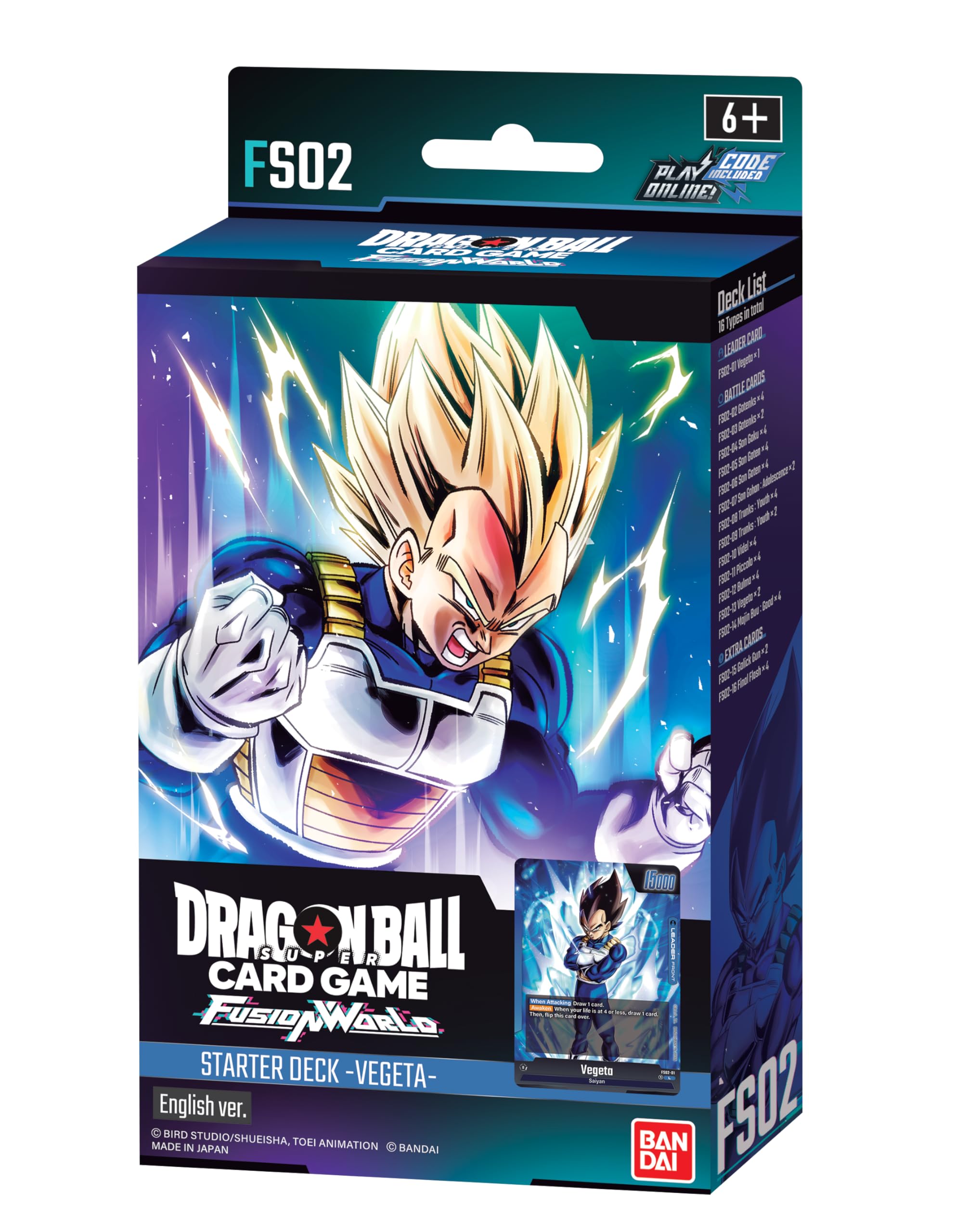Amazon.com: Dragon Ball Super TCG: Fusion World Starter Deck