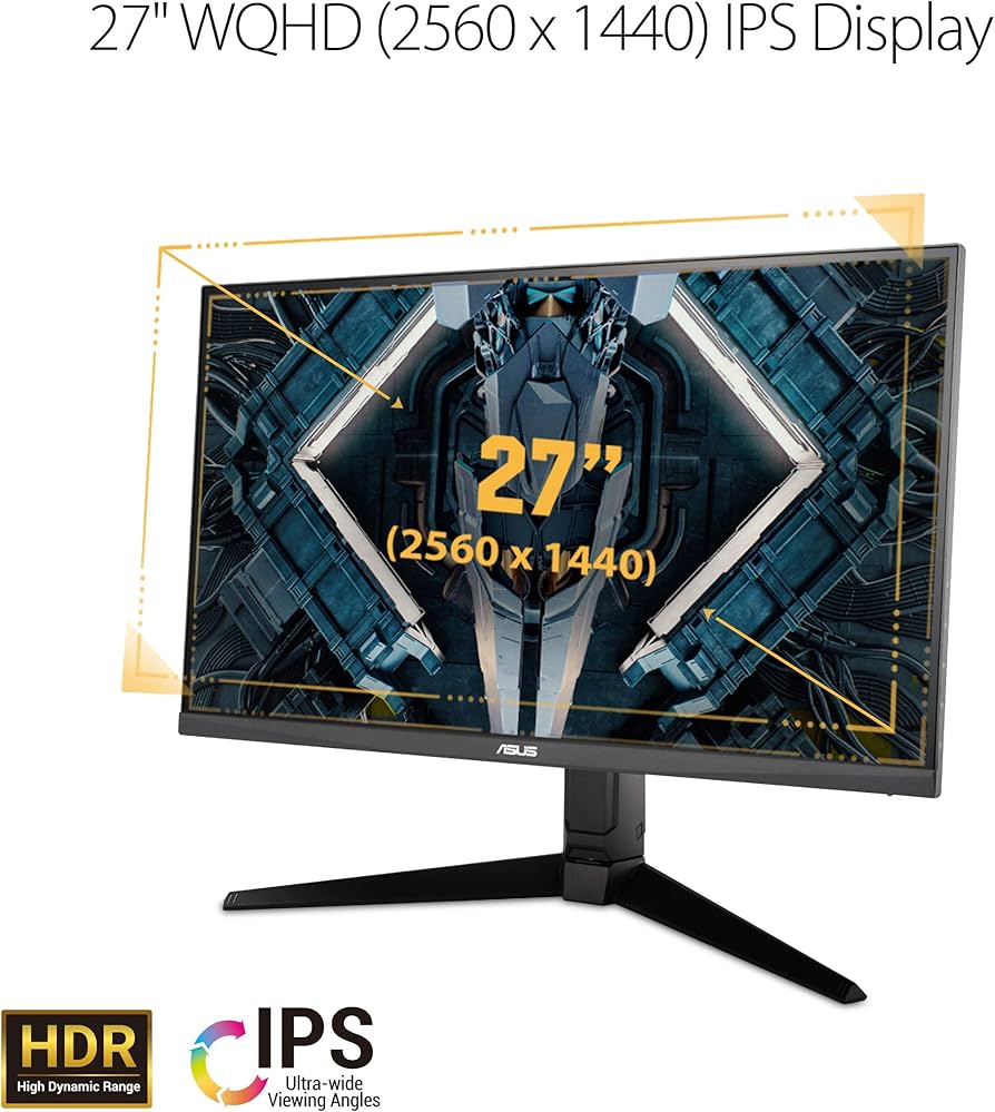Amazon.com: ASUS TUF Gaming VG27AQL1A 27” HDR Monitor, 1440P WQHD