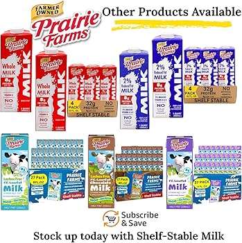Amazon.com: Prairie Farms - Chocolate Lactose Free Milk, Shelf