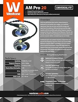 Amazon.co.jp: Westone ウェストン UM Pro20 ユニバーサルイヤホン