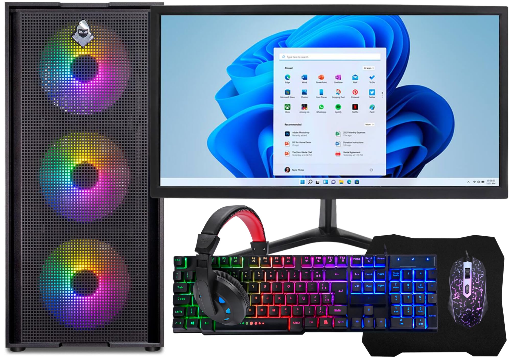 PC Gamer Completo Intel Core I7 3.4GHz 16GB DDR3 SSD 480GB Monitor