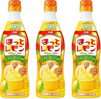 Amazon.co.jp: アサヒ飲料 ほっとレモン 470ml×3本 [希釈用] : 食品