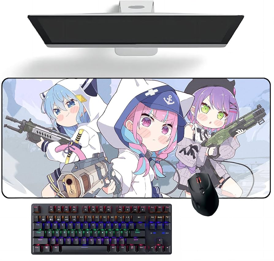 Amazon.co.jp: アニメマウスパッド hololive ホロライブ アニメマウス