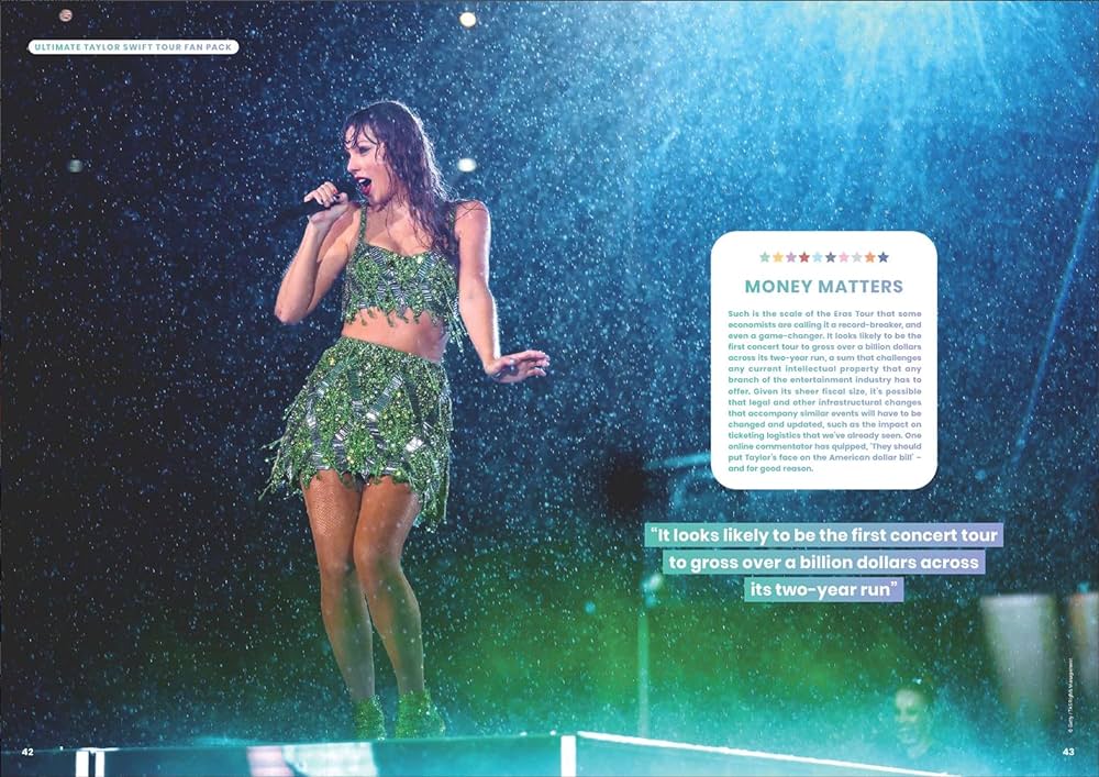 The Ultimate Taylor Swift Tour Fan Pack - comes with stickers