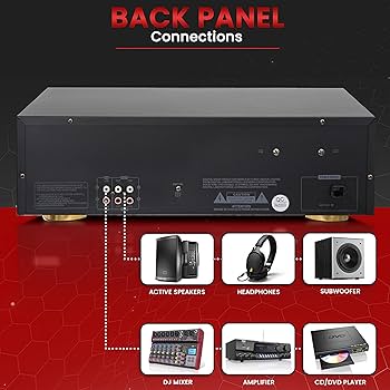 Amazon.co.jp: Pyle デュアルカセットデッキステレオ Hi-Fiサウンド