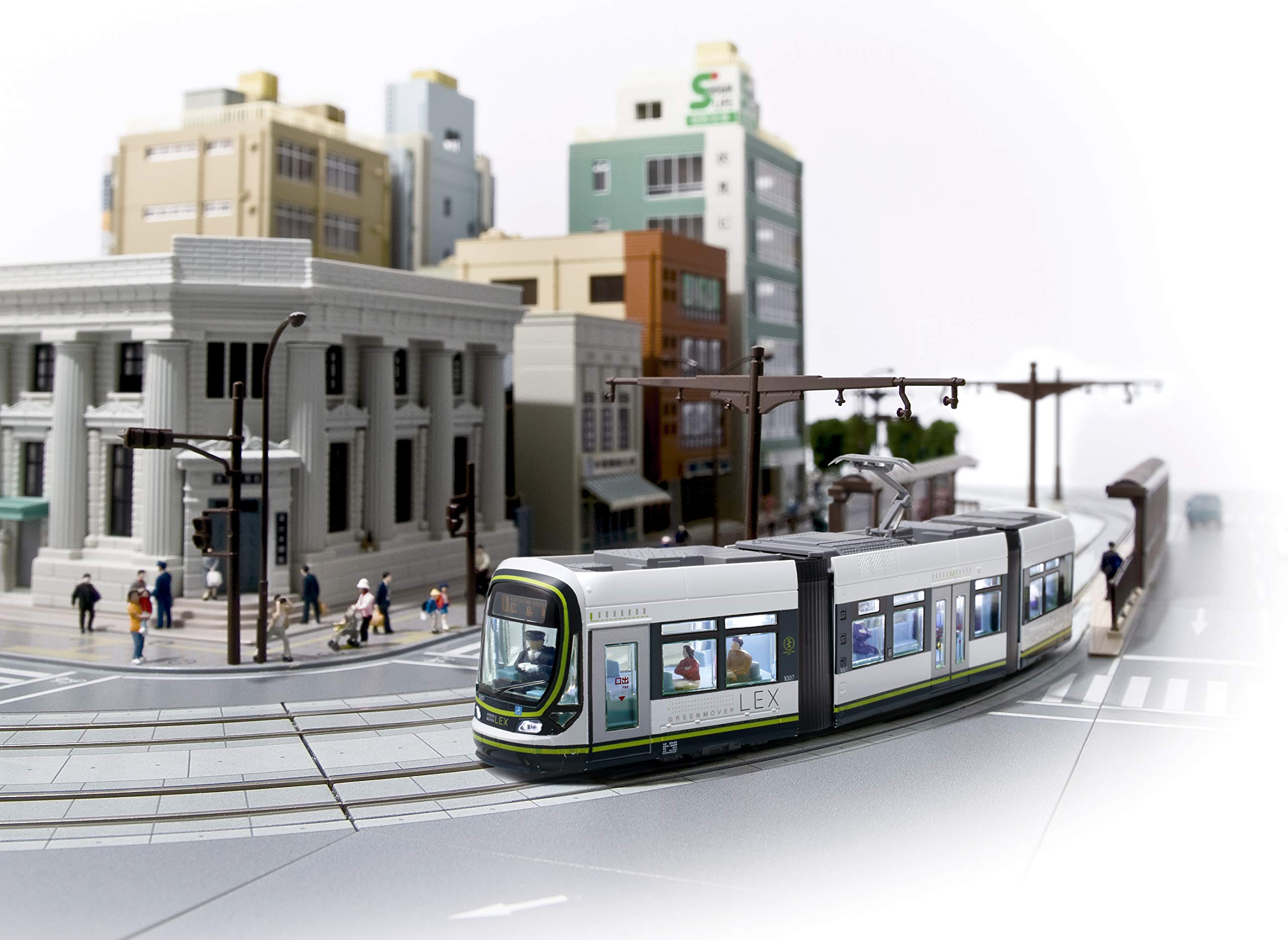 Amazon | カトー(KATO) Nゲージ 広島電鉄1000形 グリーンムーバーLEX