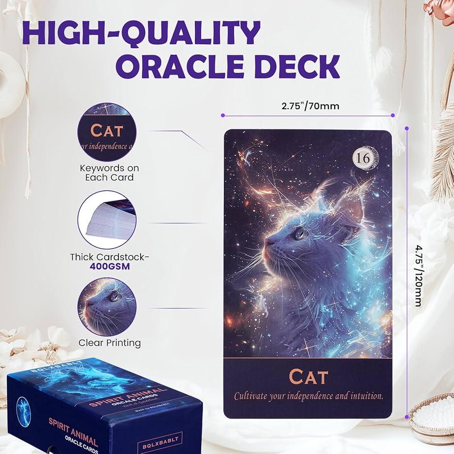 Amazon.co.jp: BQLXBABLT スピリットアニマルオラクルカード 初心者